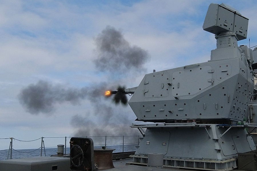 Gokdeniz CIWS (Close-in Weapon System) developed by Turkish defence company Aselsan has positively passed a series of acceptance tests. The weapon system has been integrated with the MILGEM-5 frigate.