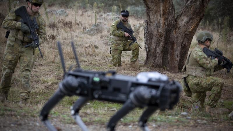 In a recently published video, the Australian army showcased a four-legged terrestrial drone being commanded by the brain waves of a nearby soldier.