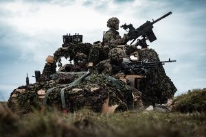 The British Army’s Global Response Force (GRF) is being put through its paces with demanding training on Salisbury Plain Training Area.