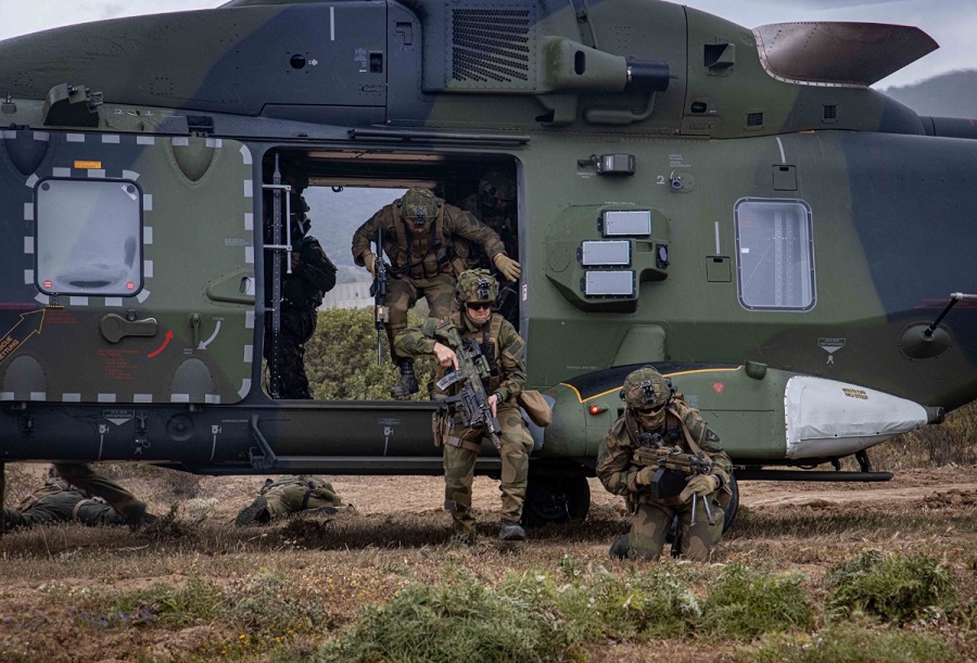 NATO exercise Noble Jump 2023, which began Apr. 17, 2023, on the Italian island of Sardinia, culminated on Friday, May 12 with a Joint Allied Powers Demonstration Day (JAPDD) at the Italian Armed Forces Training Area in Teulada.