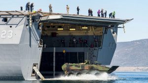 BAE Systems and Iveco Defence Vehicles (IDV) celebrated the international debut of the Amphibious Combat Vehicle (ACV) at the FEINDEF international defence and security exposition.