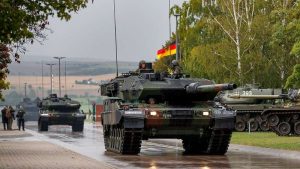 Over 700 German troops, with about 30 heavy tracked vehicles and over 260 wheeled vehicles have deployed to southern Sardinia for Exercise Noble Jump 2023.