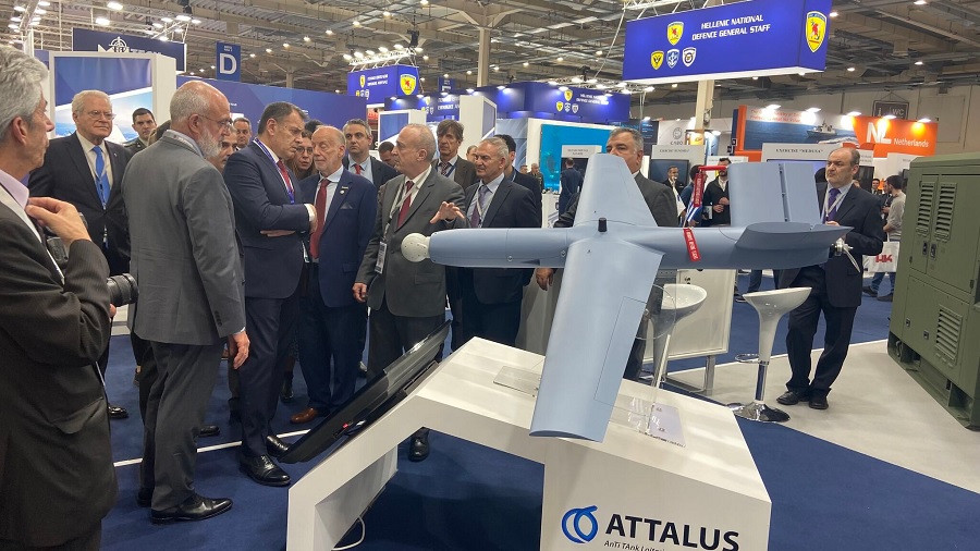 At DEFEA 2023 exhibition, which took place in Athens, the Greek enterprise Intracom Defence has unveiled its anti-tank munition system called Attalus.