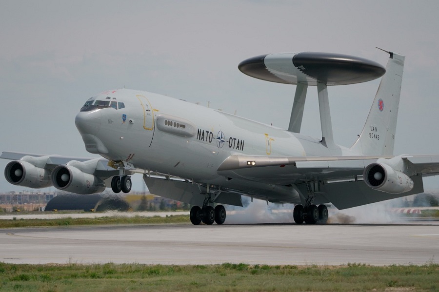 The NATO Airborne Early Warning & Control Force (NATO AEW&CF) participated in the Turkish Air Force-led exercise, Anatolian Eagle 2023, at Forward Operating Base Konya, Türkiye, from 26 April to 12 May. During this exercise, the AWACS crew provided command and control support with its long-range radar and passive sensor capabilities for the participating fighter aircraft.