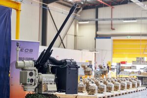 Electro Optic Systems (EOS) has launched its Australian-made counter-drone capability, named the Slinger.