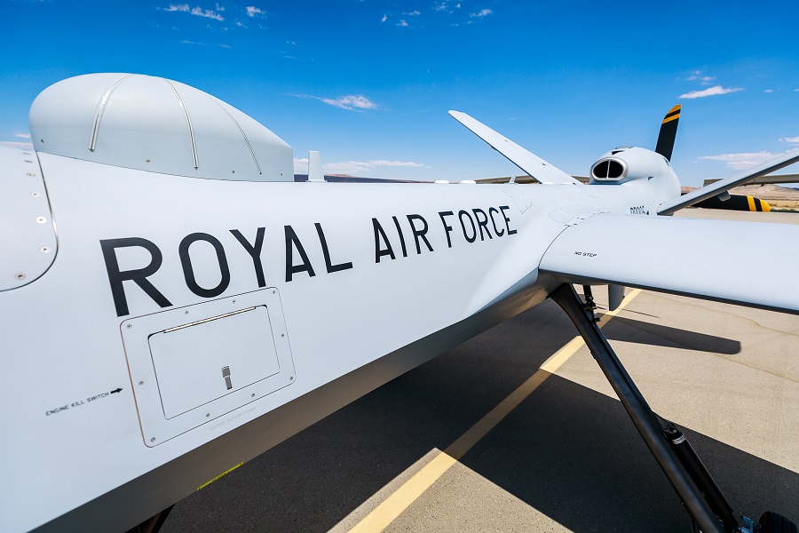 On May 1, 2023, the Royal Air Force (RAF) began training its first cohort of pilots, sensor operators, and mission intelligence coordinators on operating its new Protector Remotely Piloted Aircraft System (RPAS) at the Flight Test & Training Center (FTTC) in Grand Forks, N.D. The FTTC is owned and operated by General Atomics Aeronautical Systems, Inc. (GA-ASI), which has begun deliveries of Protector RPAS to the RAF. Protector is a derivative of the MQ-9B SkyGuardian and is initially being flown in the USA for training.