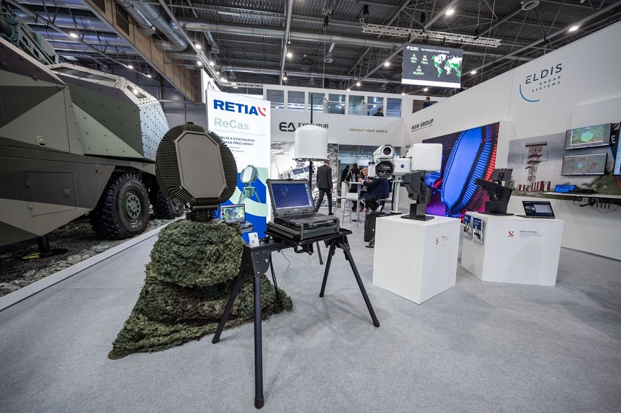 During the IDET 2023, Retia from the CSG Aerospace division of the Czechoslovak Group holding presented the Czech complex anti-drone system ReCas.