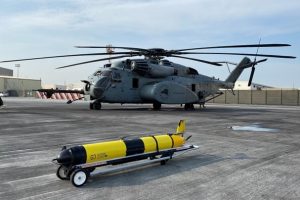 Teledyne Marine and the U.S. Navy successfully executed the first-ever undersea glider launch from a helicopter and the first-ever successful deployment from an aircraft.