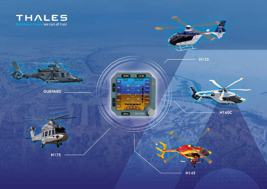 Thales, a pioneer of Integrated Electronic Standby Instruments, has been selected by Airbus Helicopters to provide the third-generation IESI for its new civil and military helicopters: the H135, H145, H160 dual and H175. This new-generation IESI is specifically designed to meet the requirements of helicopter operations, and its environmental footprint is significantly smaller. Progressive entry into service will begin in 2026.