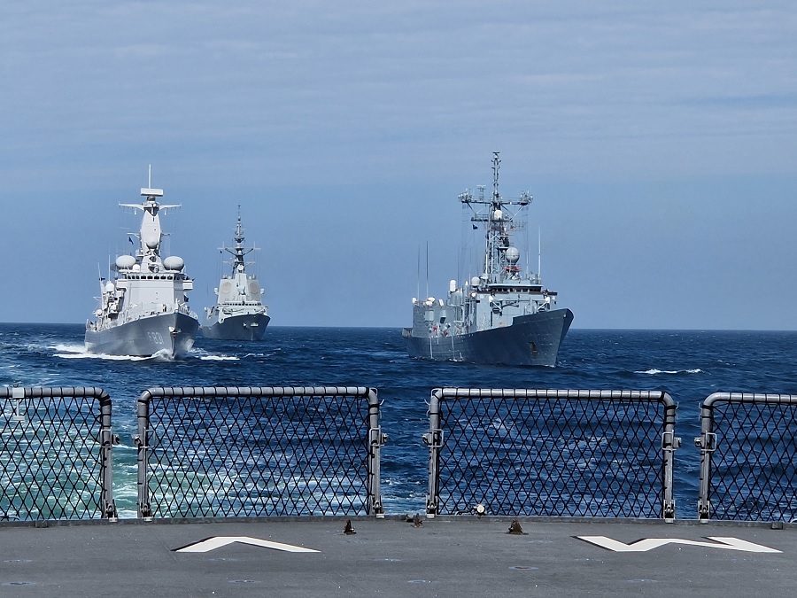 Baltops 23: NATO ships participate in exercise in the Baltic Sea