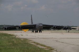 The first U.S. Air Force B-52 aircraft has arrived at Boeing to begin upgrades as part of the Radar Modernization Program (RMP).