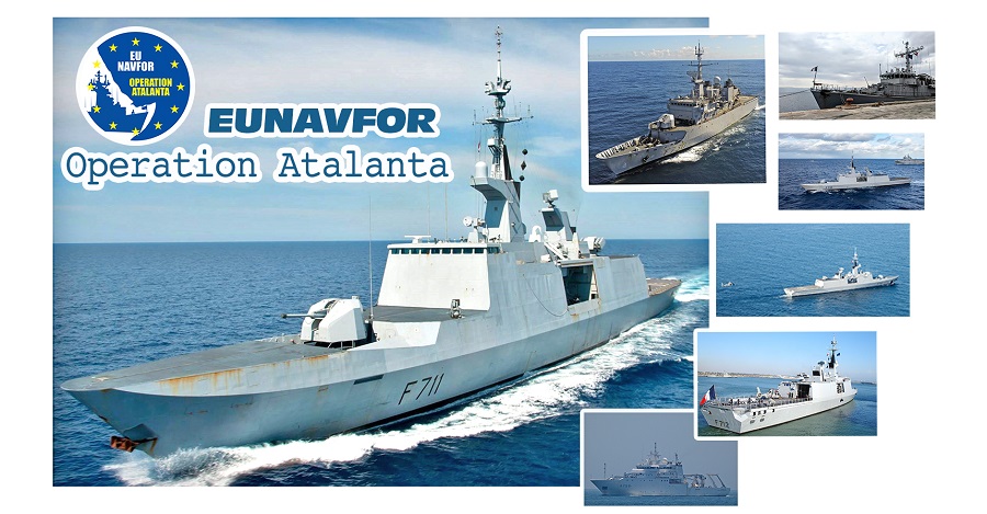 Last January, the mandate of Operation ATALANTA was renewed by the European Union. Driven by the commitment of the EU Member States during the last three years, EUNAVFOR ATALANTA has turned to a maritime security provider in the North Western Indian Ocean, broadening its area of operations, which now includes the Red Sea. ATALANTA's tasks now range from combating piracy and protecting the vulnerable shipping to countering drugs trafficking and participating to the weapons embargo on al‑Shabaab. The Operation also conducts monitoring and reporting activities, related to illegal fishing, implementation of arms embargo in Somalia and charcoal trafficking, as well as training and operational activities with coastal states of the North Western Indian Ocean and the Red Sea, with the overall objective to contribute to a sustainable regional maritime security architecture.