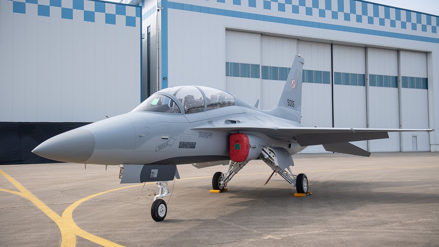 On June 7, at the Korea Aerospace Industries (KAI) facility hosted the official unveiling ceremony was held to unveil the first FA-50GF light combat aircraft ordered by Poland.