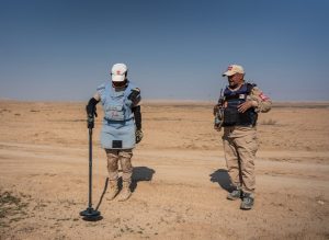 The conclusion of Global Clearance Solutions’ (GCS) three-year contract with United Nations Mine Action Services (UNMAS) in Iraq heralds a benchmark in saving lives and restoring safe environments. Clearing ruined cities, once bustling urban centres, not only protects displaced civilians returning to their homes, it improves conditions for the revival of local businesses and trading markets. The achievement to date highlights a global political need to continue efforts implementing technology and resources to safeguard essential infrastructure including roads and water pipelines.