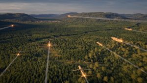 During the Paris Air Show 2023, MBDA will be demonstrating its collaborative combat effectors solution, ORCHESTRIKE. For the first time in Europe, an interactive demonstrator will allow military users to immerse themselves in a unique simulated raid using network enabled effectors, linked to each other, reacting live to the developments of a tactical situation.