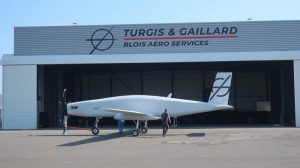 During the Paris Air Show 2023, a new armed Medium Altitude Long Endurance (MALE) unmanned aerial vehicle (UAV) developed by the French company Turgis & Gaillard was unveiled.