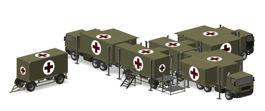 Rheinmetall has booked a further order from the Ukrainian ministry of defence to supply modern mobile medical facilities for field operations. The Group will be supplying the Ukraine with two Forward Surgical Team (FST) systems. The two systems have been acquired within the framework of the "Enable & Enhance" Initiative of the German government. They have a contract value in the high single-digit million euro range and are due to be delivered in late 2023 and early 2024. At the end of 2022, Rheinmetall had already been awarded an order to supply Ukraine with a turnkey mobile Role 2 hospital.