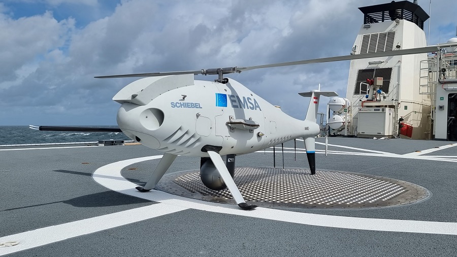 Schiebel, under contract to the European Maritime Safety Agency (EMSA), is providing ship emission monitoring for the German Federal Police and Federal Maritime and Hydrographic Agency using the proven CAMCOPTER S-100 Unmanned Air System (UAS).