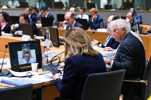 European Union foreign ministers convened on Thursday to discuss their ongoing support for Ukraine in the wake of Russia's invasion. During the meeting in Brussels, EU foreign policy chief Josep Borrell proposed a comprehensive plan to allocate up to EUR 20 billion over four years for military aid, weaponry, and ammunition.