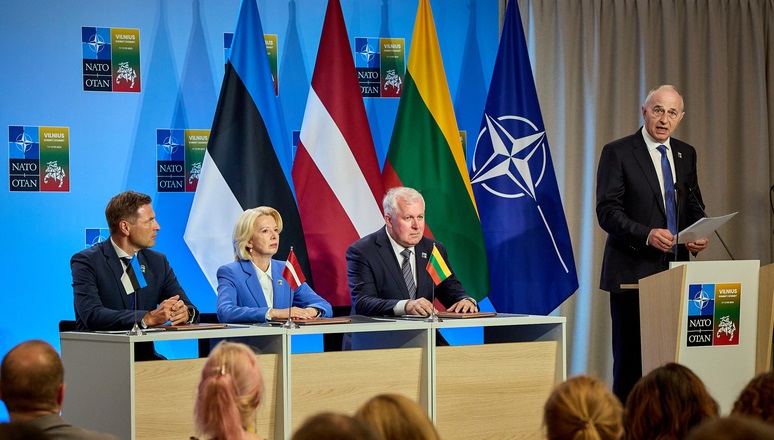 At the margins of the NATO Summit in Vilnius, Estonia, Latvia and Lithuania signed a Declaration of Cooperation on cross-border airspace. The relevant Allied civil and military authorities will establish and use suitable airspace volumes for NATO training and exercises, and other air activities within the Baltic region.