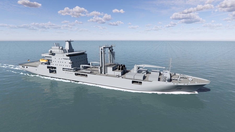 A steel-cutting ceremony held on June 29 in Papenburg marked the official start of construction for the first of two Type 707 replenishment tankers for the German Navy. These vessels, set to launch in early 2025, will replace the existing Rhön-class units and are being constructed through a collaboration between the NVL Group, based in Bremen, and the Meyer Werft shipyard.