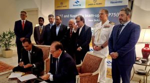 Larsen & Toubro (L&T), the Indian engineering conglomerate, and Navantia, the Spanish shipbuilder, have signed a Teaming Agreement (TA) for their joint participation in the Indian Navy's P75 submarine programme.