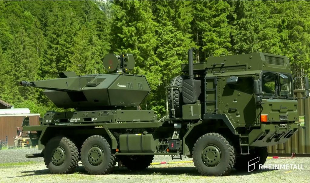 German arms maker Rheinmetall has announced that in the second half of the year, it will deliver two Skynex air defence systems to Ukraine.