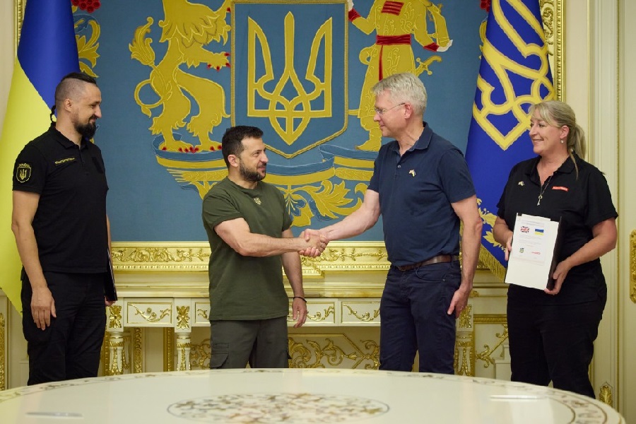 On August 31, President of Ukraine Volodymyr Zelenskyy met with representatives of BAE Systems, a multinational company headquartered in London that operates in the fields of arms production, security, and aerospace.