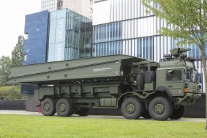 General Dynamics European Land Systems – Bridge Systems and Rheinmetall MAN Military Vehicles have presented for the first time the ANACONDA tactical bridge-laying system mounted on a high-mobility 8x8 HX2 carrier vehicle at the 5th User Forum Armament and Utilization – RÜ.NET 2023 conference held on August 30 - 31 in Koblenz. The bridge, the laying mechanism and vehicle together provide a dry-gap bridge capability for medium- and heavyweight forces.