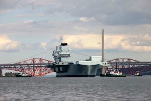 Britain’s biggest warship is all systems go – and primed for front-line duties – as she returns home to Portsmouth.