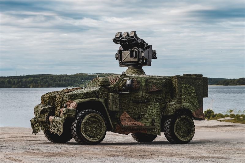 The purpose is to demonstrate the possibility to integrate the missile-equipped RBS 70 NG Mobile Firing Unit (MFU) with Saab’s ultra-rugged tactical electronics, low-latency video distribution system and the Barracuda Mobile Camouflage System onto the Joint Light Tactical Vehicle (JLTV).