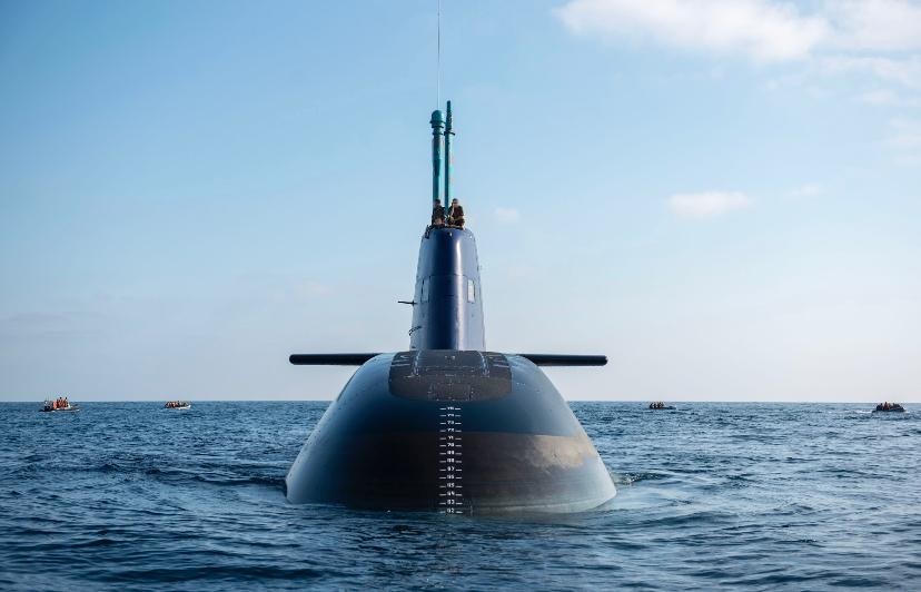 Another state-of-the art submarine ordered by the Israeli Navy is in a very advanced stage of construction in the thyssenkrupp Marine Systems shipyard in Kiel, Germany. The "Dragon" is scheduled for delivery later this year.