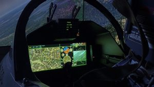 From left in the photo: Patria’s Teemu Lähdekorpi, SVP, Air Force Business Area and Jussi Järvinen, EVP, Finland Division, as well as Jari Mikkonen, Major General, Chief of Finnish Defence Forces Logistics Command and Riku Lahtinen, Engineer Colonel, Joint Systems Centre.