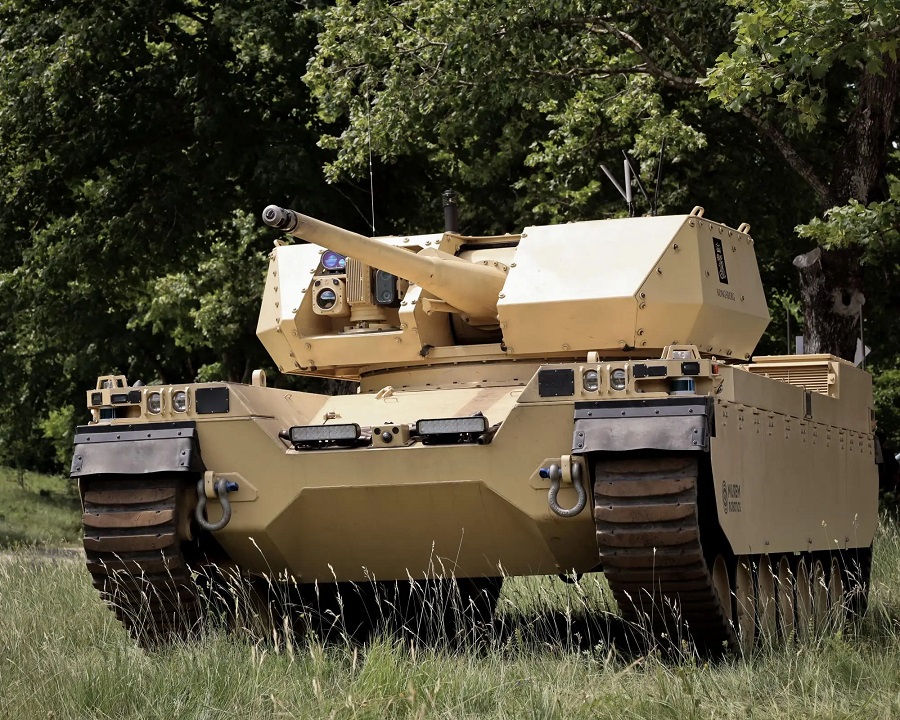 Europe’s leading robotics and autonomous systems developer Milrem Robotics will present the Type-X Robotic Combat Vehicle (RCV), the first-of-its-kind equipped with a mixed reality situational awareness system (MRSAS) at DSEI 2023 in London.