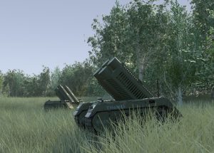 The European leading robotics and autonomous systems developer Milrem Robotics unveils a new THeMIS Combat Unmanned Ground Vehicle (UGV) equipped with loitering munitions that allow engaging targets farther behind enemy lines.