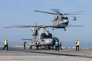 The Royal Navy’s Carrier Strike Group has been deployed with the most advanced version of the Crowsnest Airborne Surveillance and Control (ASaC) system yet.