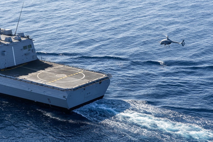 Airbus Helicopters and Naval Group, in collaboration with the French Armament General Directorate, DGA (Direction génerale de l’armement), and the French Navy, have tested the SDAM demonstrator (Système de Drone Aérien Marine/ Naval Aerial Drone System) from a multi-mission frigate (FREMM). The trials took place on board the French Navy frigate, Provence in the Mediterranean Sea between the 2nd and the 9th of October. The vessel had previously been adapted by Naval Group to operate the SDAM. These sea trials were arranged to demonstrate the system’s high performance from an operational warship and the SDAM’s capabilities for surveillance and intelligence missions.