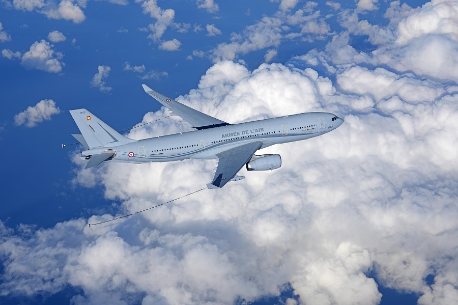 Airbus Defence and Space has signed two contracts valued at EUR 1.2 billion in total with France’s Direction générale de l'armement (DGA) and Direction de la Maintenance Aéronautique (DMAé) for the Capability Enhancement and the In-Service Support of the French A330 MRTTs (Multi Role Tanker Transport) fleet.
