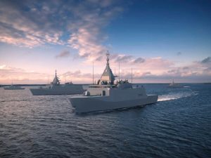 Rauma shipyard celebrated the steel cutting ceremony of the first Squadron 2020 (Pohjanmaa-class) multi-role corvette. The traditional ceremony marked the start of the construction phase of the vessel.