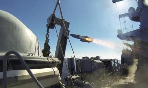 The modernization of the German Navy's Type 123/Brandenburg-class frigates is underway. As part of this process, the vessels will be armed with Saab RBS15 Mk3 anti-ship missiles.