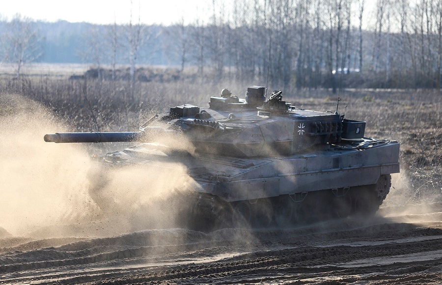 The Lithuanian Armed Forces will collaborate with the German defence industry to repair Leopard 2 tanks brought from the battlefield in Ukraine to Lithuania.