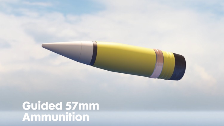 The U.S. Navy has awarded Northrop Grumman a development contract for the company’s newly designed 57mm guided high explosive ammunition. Designated for use with the Mk110 Naval Gun Mount, the company will test and mature the munition for qualification.