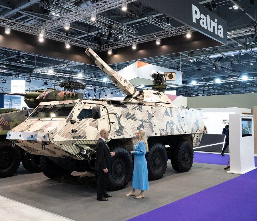 Patria NEMO and Patria 6X6 integrated with Kongsberg Protector RS4 [VIDEO]