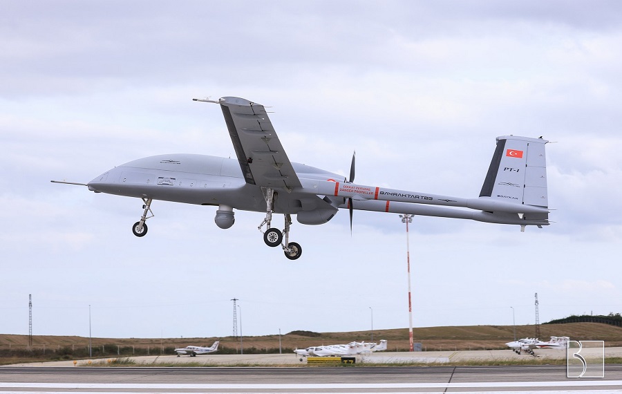 On October 20, the prototype of the Bayraktar TB3 combat unmanned aerial vehicle (UAV) completed its maiden test flight. The drone took off, conducted a brief flight, and landed at the Baykar Technologies test center in Çorlu.