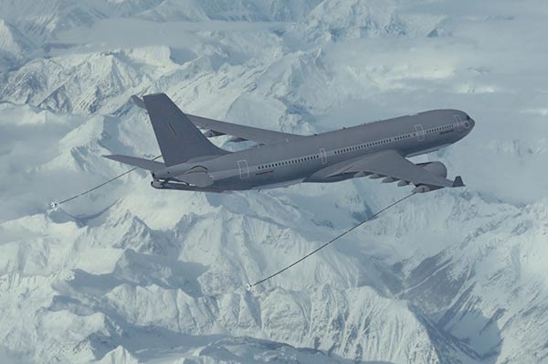Israeli company Elbit systems was awarded a contract by Airbus Defense and Space to supply the Direct Infrared Counter Measures (DIRCM) and Infrared (IR) Missile Warning Systems for installation on the MRTT A330 refueling aircraft for Canada. The contract will be performed over a period of five years.