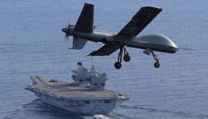GA-ASI: Mojave drone operates from HMS Prince of Wales aircraft carrier