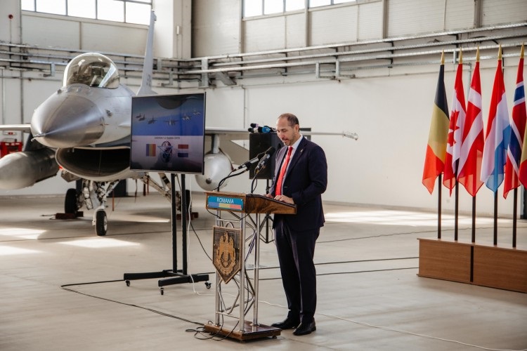 The first European F-16 Training Center was inaugurated on Monday, Nov. 13, at the Fetești Air Base in southern Romania. Lockheed Martin (NYSE: LMT) and subcontractors, Daedalus Aviation Group, Draken International, GFD, a subsidiary of Airbus Defence and Space, and ILIAS Solutions will work as one team to provide F-16 training at the newly formed center, which is the result of unique collaboration between the Romanian Ministry of National Defence, the Romanian Air Force and the Royal Netherlands Air Force, in partnership with Lockheed Martin.