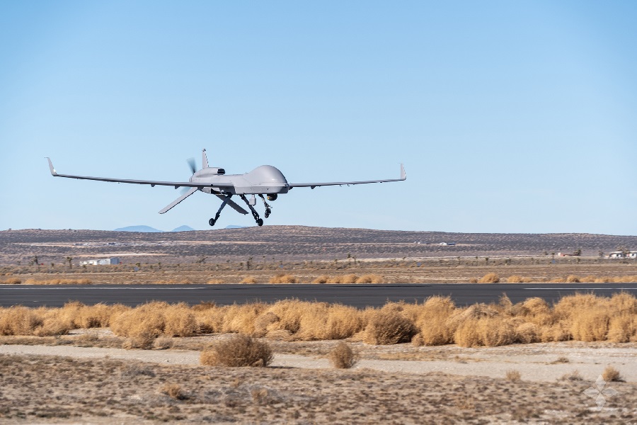 General Atomics Aeronautical Systems, Inc. (GA-ASI) conducted the first flight of the Gray Eagle 25M (GE-25M) Unmanned Aircraft System at its El Mirage, Calif. flight facility on Dec. 5, 2023. The first flight marks a significant milestone in the Gray Eagle modernization program as the U.S. Army continues to develop the Multi-Domain Operations (MDO)-capable GE-25Ms for U.S. Army active duty and National Guard units. The flight follows the award of an undefinitized contract on Dec. 1, 2023, not to exceed $389 million for the Gray Eagle 25M Production Representative Test Aircraft. The GE-25M is expected to be in service for the Army into the 2050’s.