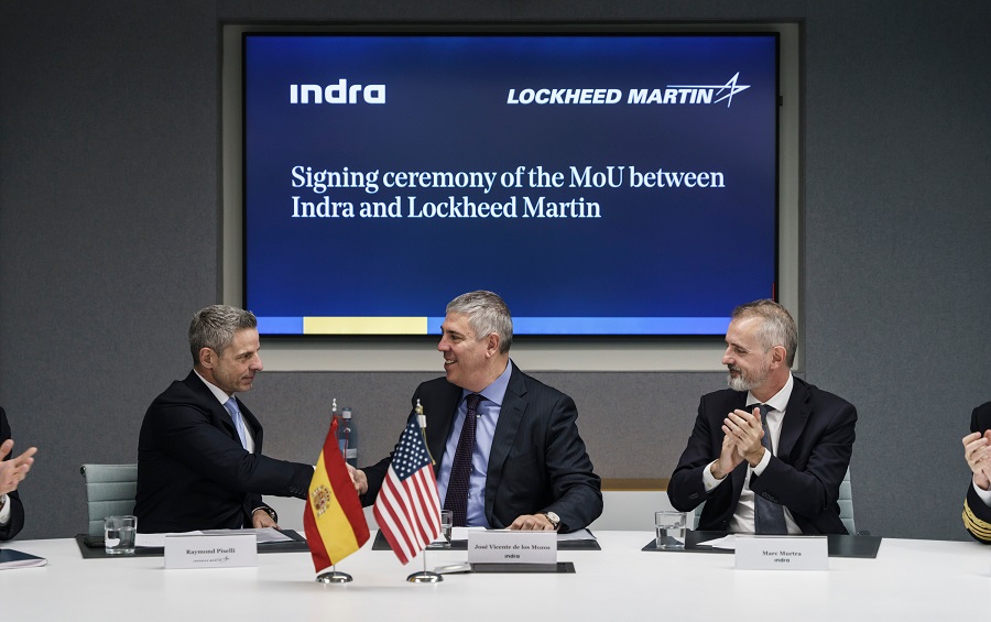 Lockheed Martin, the global aerospace and defence company, and Indra, one of the leading global technology and consulting companies, have signed a new collaboration agreement to jointly explore areas of co-operation in the air, land, sea and cyberdefence sectors, as well as in simulation and sustainment.