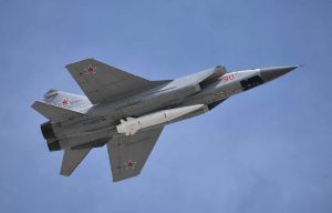 Russia used several Kinzhal hypersonic missiles to attack the Ukrainian capital Kiev on Tuesday as its residents were hit with a heavy barrage in the latest Russian onslaught, the Ukrainian air force said.